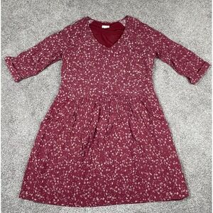 Garnet Hill Dress Womens 12 Cottage Core Sundress Pockets Prairie Romantic Flowy